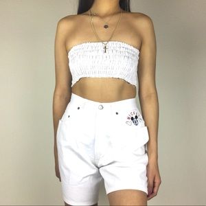 Vintage 90s Mickey Mouse high waisted shorts